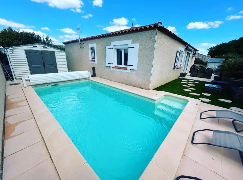 La Villa De L'Olivier Piscine Privee Et Parking Carcassonne Eksteriør billede